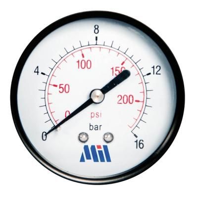 Манометр с задним подключением 1/4" (50/ 4 бар) Millennium