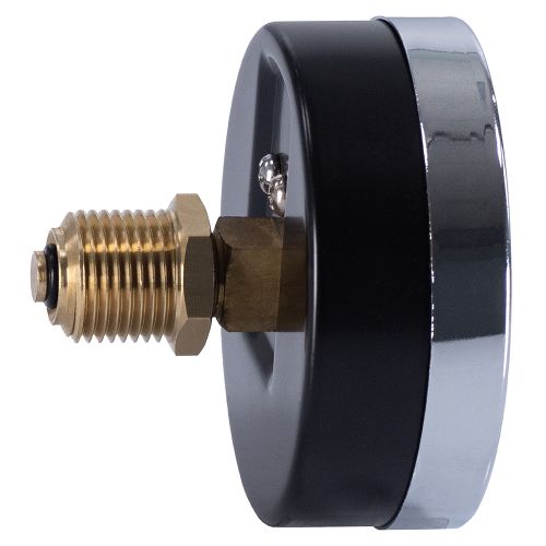 Термоманометр горизонтальный  80 мм 1/2"- 16 бар (0-120C) Millennium