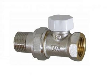 Кран для радиатора 1/2" прямой нижний Millennium