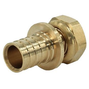 Муфта с накидной гайкой O 25*3.5 мм - 3/4" аксиальная Millennium (материал латунь CW617N)