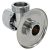 Кран угловой 1/2" х 3/4" ш./ш. с отражателем "Millennium"