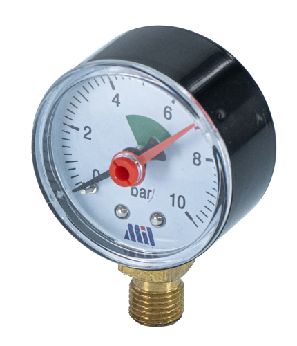 Манометр вертикальный 1/4" (63/10 бар) Millennium