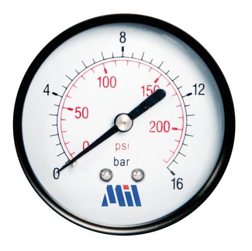 Манометр с задним подключением 1/4" (63/4 бар) Millennium