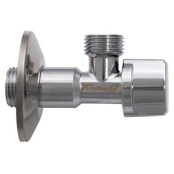 Кран угловой 1/2" х 1/2" ш./ш с отражателем Millennium