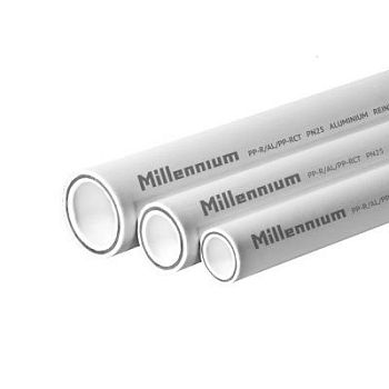 Труба полипропиленовая армированная алюминием PN25 Millennium