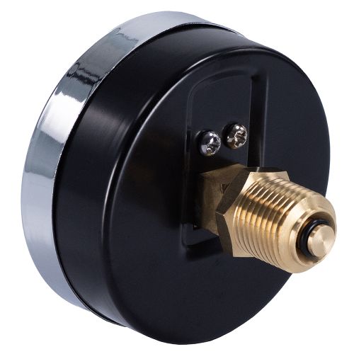 Термоманометр горизонтальный  80 мм 1/2"- 6 бар (0-120C) Millennium
