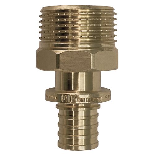Муфта O 25x3.5 - 3/4" нар. аксиальная Millennium (материал латунь CW617N)