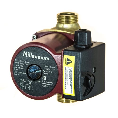 Насос циркуляционный Millennium MPS 20-40 (130 мм)