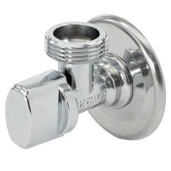 Кран угловой 1/2" х 3/4" ш./ш. с отражателем "Millennium"